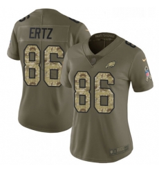 Womens Nike Philadelphia Eagles 86 Zach Ertz Limited OliveCamo 2017 Salute to Service NFL Jersey Womens Nike Philadelphia Eagles 86 Zach Ertz Limited OliveCamo 2017 Salute to Service NFL Jersey