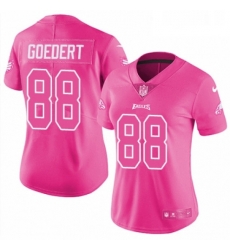 Womens Nike Philadelphia Eagles 88 Dallas Goedert Limited Pink Rush Fashion NFL Jersey Womens Nike Philadelphia Eagles 88 Dallas Goedert Limited Pink Rush Fashion NFL Jersey