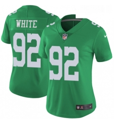 Womens Nike Philadelphia Eagles 92 Reggie White Limited Green Rush Vapor Untouchable NFL Jersey Womens Nike Philadelphia Eagles 92 Reggie White Limited Green Rush Vapor Untouchable NFL Jersey