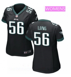 Womens Philadelphia Eagles #56 Chris Long Black Alternate Stitched NFL Nike Jersey Womens Philadelphia Eagles #56 Chris Long Black Alternate Stitched NFL Nike Jersey