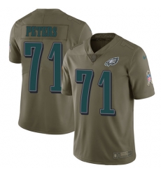 Youth Nike Eagles #71 Jason Peters Olive Stitched NFL Limited 2017 Salute to Service Jersey Youth Nike Eagles #71 Jason Peters Olive Stitched NFL Limited 2017 Salute to Service Jersey
