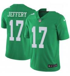 Youth Nike Philadelphia Eagles 17 Alshon Jeffery Limited Green Rush Vapor Untouchable NFL Jersey Youth Nike Philadelphia Eagles 17 Alshon Jeffery Limited Green Rush Vapor Untouchable NFL Jersey