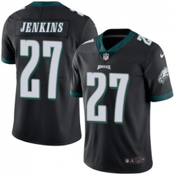 Youth Philadelphia Eagles  2327 Malcolm Jenkins Black Vapor Untouchable Limited Stitched Football Jersey
