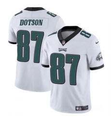 Youth Philadelphia Eagles 87 Jahan Dotson White Vapor Untouchable Limited Stitched Football Jersey Youth Philadelphia Eagles 87 Jahan Dotson White Vapor Untouchable Limited Stitched Football Jersey