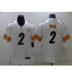Men Pittsburgh Steelers 2 Mike Vick White 2021 Vapor Untouchable Stitched NFL Nike Limited Jersey Men Pittsburgh Steelers 2 Mike Vick White 2021 Vapor Untouchable Stitched NFL Nike Limited Jersey