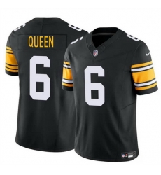 Men Pittsburgh Steelers 6 Patrick Queen Black 2023 F U S E Vapor Untouchable Limited Football Stitched Jersey Men Pittsburgh Steelers 6 Patrick Queen Black 2023 F U S E Vapor Untouchable Limited Football Stitched Jersey