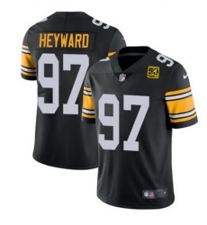Men Pittsburgh Steelers 97 Cameron Heyward Black 2023 50th Anniversary Vapor Untouchable Limited Jersey Men Pittsburgh Steelers 97 Cameron Heyward Black 2023 50th Anniversary Vapor Untouchable Limited Jersey