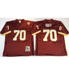 Men Redskins 70 Sam Huff Red M&N Throwback Jersey Men Redskins 70 Sam Huff Red M&N Throwback Jersey