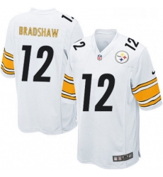 Mens Nike Pittsburgh Steelers 12 Terry Bradshaw Game White NFL Jersey Mens Nike Pittsburgh Steelers 12 Terry Bradshaw Game White NFL Jersey