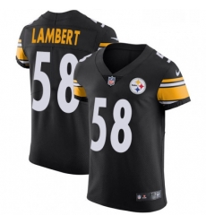 Mens Nike Pittsburgh Steelers 58 Jack Lambert Black Team Color Vapor Untouchable Elite Player NFL Jersey Mens Nike Pittsburgh Steelers 58 Jack Lambert Black Team Color Vapor Untouchable Elite Player NFL Jersey