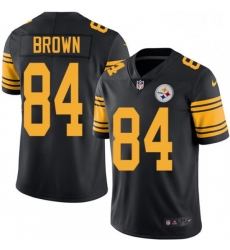 Mens Nike Pittsburgh Steelers 84 Antonio Brown Limited Black Rush Vapor Untouchable NFL Jersey Mens Nike Pittsburgh Steelers 84 Antonio Brown Limited Black Rush Vapor Untouchable NFL Jersey