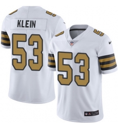 Mens Nike Steelers #53 A.J. Klein White Rush Jersey Mens Nike Steelers #53 A.J. Klein White Rush Jersey