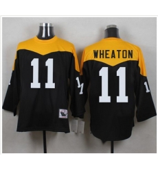 Mitchell And Ness 1967 Pittsburgh Steelers 11 Markus Wheaton Black Yelllow Throwback Men 27s Stitch Mitchell And Ness 1967 Pittsburgh Steelers 11 Markus Wheaton Black Yelllow Throwback Men 27s Stitch