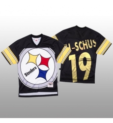 NFL Pittsburgh Steelers 19 JuJu Smith Schuster Black Men Mitchell 26 Nell Big Face Fashion Limited NFL Jersey NFL Pittsburgh Steelers 19 JuJu Smith Schuster Black Men Mitchell 26 Nell Big Face Fashion Limited NFL Jersey