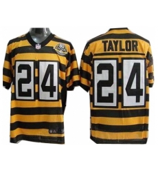 Nike Pittsburgh Steelers 24 Ike Taylor Yellow Black Elite 80th Throwback NFL Jersey Nike Pittsburgh Steelers 24 Ike Taylor Yellow Black Elite 80th Throwback NFL Jersey