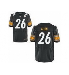 Nike Pittsburgh Steelers 26 Will Allen Elite Black NFL Jersey Nike Pittsburgh Steelers 26 Will Allen Elite Black NFL Jersey