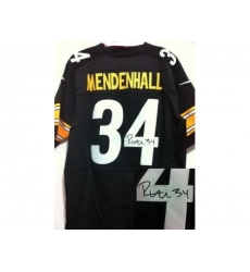 Nike Pittsburgh Steelers 34 Rashard Mendenhall Black Elite Signed NFL Jersey Nike Pittsburgh Steelers 34 Rashard Mendenhall Black Elite Signed NFL Jersey