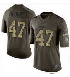 Nike Pittsburgh Steelers #47 Mel Blount Green Mens Stitched NFL Limited Salute to Service Jersey Nike Pittsburgh Steelers #47 Mel Blount Green Mens Stitched NFL Limited Salute to Service Jersey