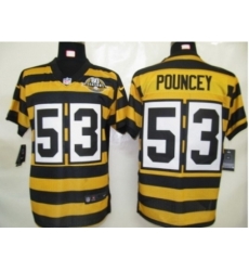 Nike Pittsburgh Steelers 53 Maurkice Pouncey Yellow Elite 80TH Throwback NFL Jersey Nike Pittsburgh Steelers 53 Maurkice Pouncey Yellow Elite 80TH Throwback NFL Jersey