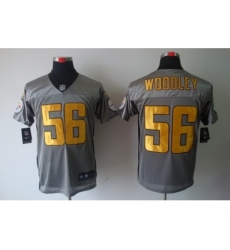 Nike Pittsburgh Steelers 56 Lamarr Woodley Grey Elite Shadow NFL Jersey Nike Pittsburgh Steelers 56 Lamarr Woodley Grey Elite Shadow NFL Jersey