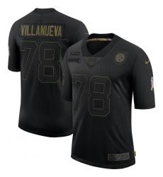 Nike Pittsburgh Steelers 78 Alejandro Villanueva Black 2020 Salute To Service Limited Jersey Nike Pittsburgh Steelers 78 Alejandro Villanueva Black 2020 Salute To Service Limited Jersey