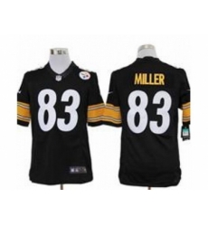 Nike Pittsburgh Steelers 83 Heath Miller Black Limited NFL Jersey Nike Pittsburgh Steelers 83 Heath Miller Black Limited NFL Jersey