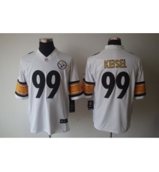 Nike Pittsburgh Steelers 99 Brett Keisel White Limited NFL Jersey Nike Pittsburgh Steelers 99 Brett Keisel White Limited NFL Jersey