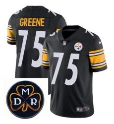 Nike Steelers #75 Joe Greene Black Mens NFL Vapor Untouchable Limited Stitched With MDR Dan Rooney Patch Jersey Nike Steelers #75 Joe Greene Black Mens NFL Vapor Untouchable Limited Stitched With MDR Dan Rooney Patch Jersey