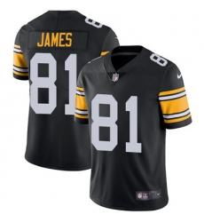 Nike Steelers #81 Jesse James Black Alternate Mens Stitched NFL Vapor Untouchable Limited Jersey Nike Steelers #81 Jesse James Black Alternate Mens Stitched NFL Vapor Untouchable Limited Jersey