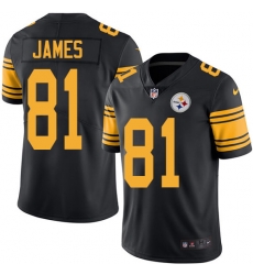 Nike Steelers #81 Jesse James Mens Rush Limited Jersey Nike Steelers #81 Jesse James Mens Rush Limited Jersey