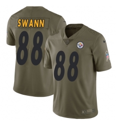 Nike Steelers #88 Lynn Swann Olive Mens Stitched NFL Limited 2017 Salute to Service Jersey Nike Steelers #88 Lynn Swann Olive Mens Stitched NFL Limited 2017 Salute to Service Jersey
