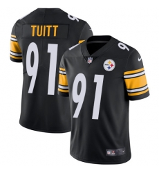 Nike Steelers #91 Stephon Tuitt Black Team Color Mens Stitched NFL Vapor Untouchable Limited Jersey Nike Steelers #91 Stephon Tuitt Black Team Color Mens Stitched NFL Vapor Untouchable Limited Jersey