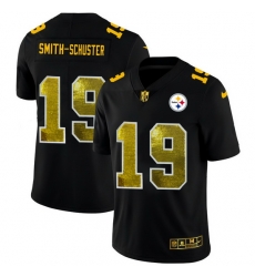 Pittsburgh Steelers 19 JuJu Smith Schuster Men Black Nike Golden Sequin Vapor Limited NFL Jersey Pittsburgh Steelers 19 JuJu Smith Schuster Men Black Nike Golden Sequin Vapor Limited NFL Jersey