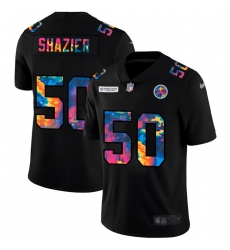 Pittsburgh Steelers 50 Ryan Shazier Men Nike Multi Color Black 2020 NFL Crucial Catch Vapor Untouchable Limited Jersey Pittsburgh Steelers 50 Ryan Shazier Men Nike Multi Color Black 2020 NFL Crucial Catch Vapor Untouchable Limited Jersey