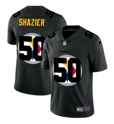 Pittsburgh Steelers 50 Ryan Shazier Men Nike Team Logo Dual Overlap Limited NFL Jersey Black Pittsburgh Steelers 50 Ryan Shazier Men Nike Team Logo Dual Overlap Limited NFL Jersey Black