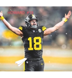 Steelers #18 Will HOWARD Rush 2025 Draft Black Jersey Steelers #18 Will HOWARD Rush 2025 Draft Black Jersey