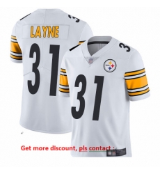 Steelers 31 Justin Layne White Men Stitched Football Vapor Untouchable Limited Jersey Steelers 31 Justin Layne White Men Stitched Football Vapor Untouchable Limited Jersey