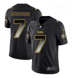 Steelers 7 Ben Roethlisberger Black Men Stitched Football Vapor Untouchable Limited Smoke Fashion Jersey Steelers 7 Ben Roethlisberger Black Men Stitched Football Vapor Untouchable Limited Smoke Fashion Jersey