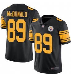 Steelers 89 Vance McDonald Black Men Stitched Football Limited Rush Jersey Steelers 89 Vance McDonald Black Men Stitched Football Limited Rush Jersey