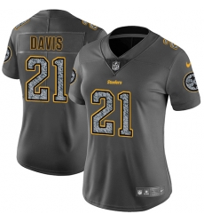 Nike Steelers #21 Sean Davis Gray Static Womens Stitched NFL Vapor Untouchable Limited Jersey Nike Steelers #21 Sean Davis Gray Static Womens Stitched NFL Vapor Untouchable Limited Jersey