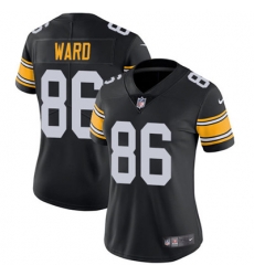 Nike Steelers #86 Hines Ward Black Alternate Womens Stitched NFL Vapor Untouchable Limited Jersey Nike Steelers #86 Hines Ward Black Alternate Womens Stitched NFL Vapor Untouchable Limited Jersey