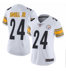 Steelers 24 Benny Snell Jr White Women Stitched Football Vapor Untouchable Limited Jersey Steelers 24 Benny Snell Jr White Women Stitched Football Vapor Untouchable Limited Jersey