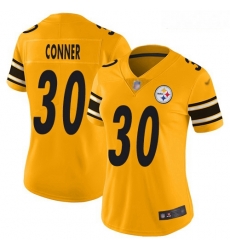 Steelers #30 James Conner Gold Women Stitched Football Limited Inverted Legend Jersey Steelers #30 James Conner Gold Women Stitched Football Limited Inverted Legend Jersey