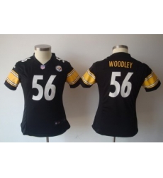 Women Nike Pittsburgh Steelers #56 Lamarr Woodley Black Nike NFL Jerseys Women Nike Pittsburgh Steelers #56 Lamarr Woodley Black Nike NFL Jerseys