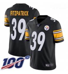 Steelers #39 Minkah Fitzpatrick Black Team Color Youth Stitched Football 100th Season Vapor Limited Jersey Steelers #39 Minkah Fitzpatrick Black Team Color Youth Stitched Football 100th Season Vapor Limited Jersey