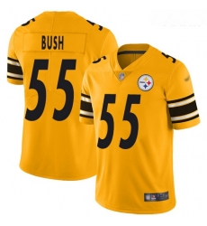 Steelers #55 Devin Bush Gold Youth Stitched Football Limited Inverted Legend Jersey Steelers #55 Devin Bush Gold Youth Stitched Football Limited Inverted Legend Jersey