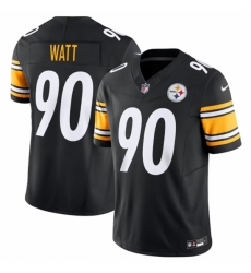 Toddler Pittsburgh Steelers 90 T J Watt Black 2023 F U S E Vapor Untouchable Limited Stitched Jersey Toddler Pittsburgh Steelers 90 T J Watt Black 2023 F U S E Vapor Untouchable Limited Stitched Jersey