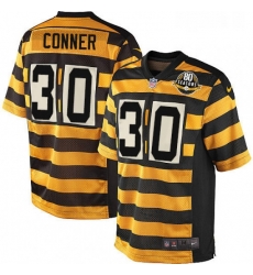 Youth Nike Pittsburgh Steelers 30 James Conner Elite YellowBlack Alternate 80TH Anniversary Throwback NFL Jersey Youth Nike Pittsburgh Steelers 30 James Conner Elite YellowBlack Alternate 80TH Anniversary Throwback NFL Jersey