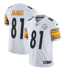 Youth Nike Steelers #81 Jesse James White Stitched NFL Vapor Untouchable Limited Jersey Youth Nike Steelers #81 Jesse James White Stitched NFL Vapor Untouchable Limited Jersey