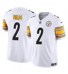 Youth Pittsburgh Steelers 2 Justin Fields White 2023 F U S E Vapor Untouchable Limited Stitched Football Jersey Youth Pittsburgh Steelers 2 Justin Fields White 2023 F U S E Vapor Untouchable Limited Stitched Football Jersey